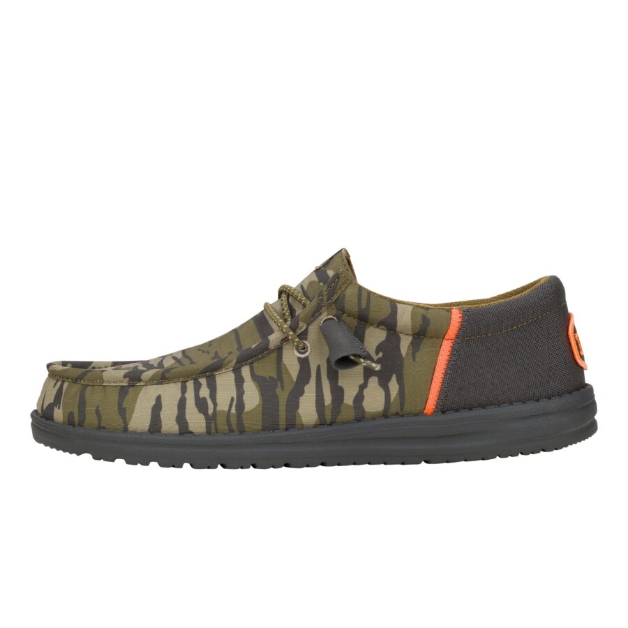 HEYDUDE shoes Wally Funk Mossy Oak® Bottomland® - Black Camo