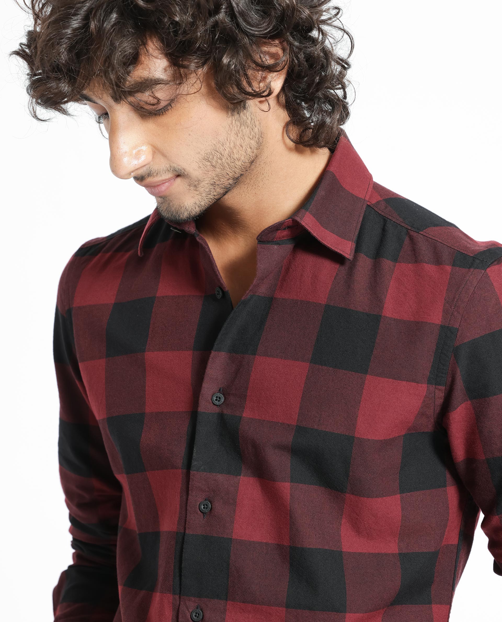 Rare Rabbit Men's Byre Multi Full Sleeves Checks Shirt - view 10