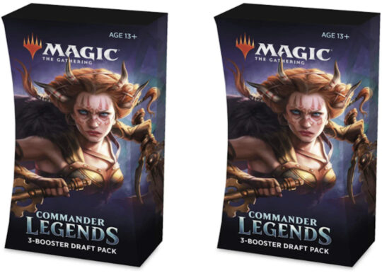 2020 Magic: The Gathering TCG Commander Legends 3 Booster Draft Pack 2x Lot
