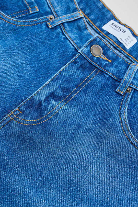 SNITCH Dark Blue Baggy Fit Jeans - view 2