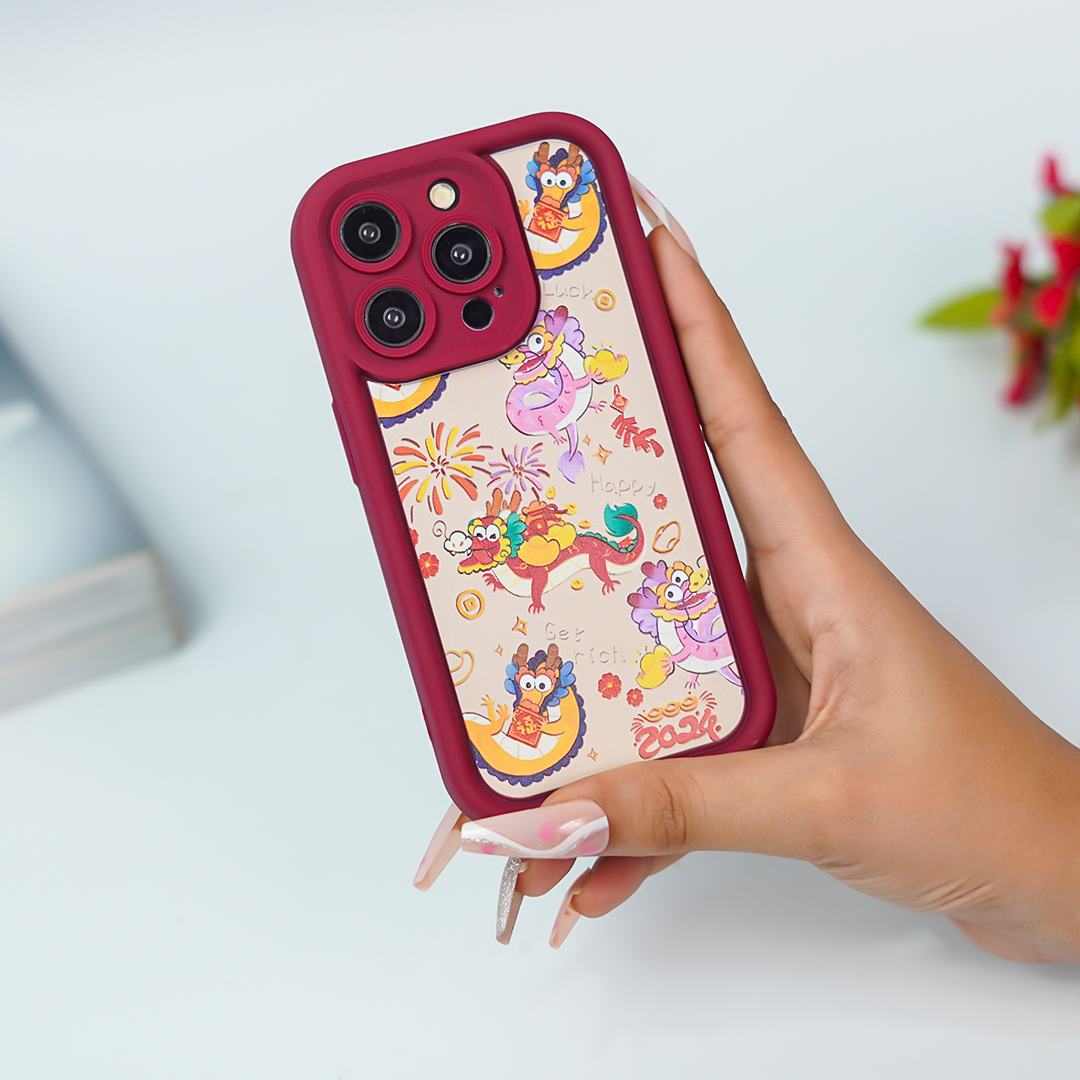 Peeperly Lucky Dragon Embroidery Case – No Color - view 4