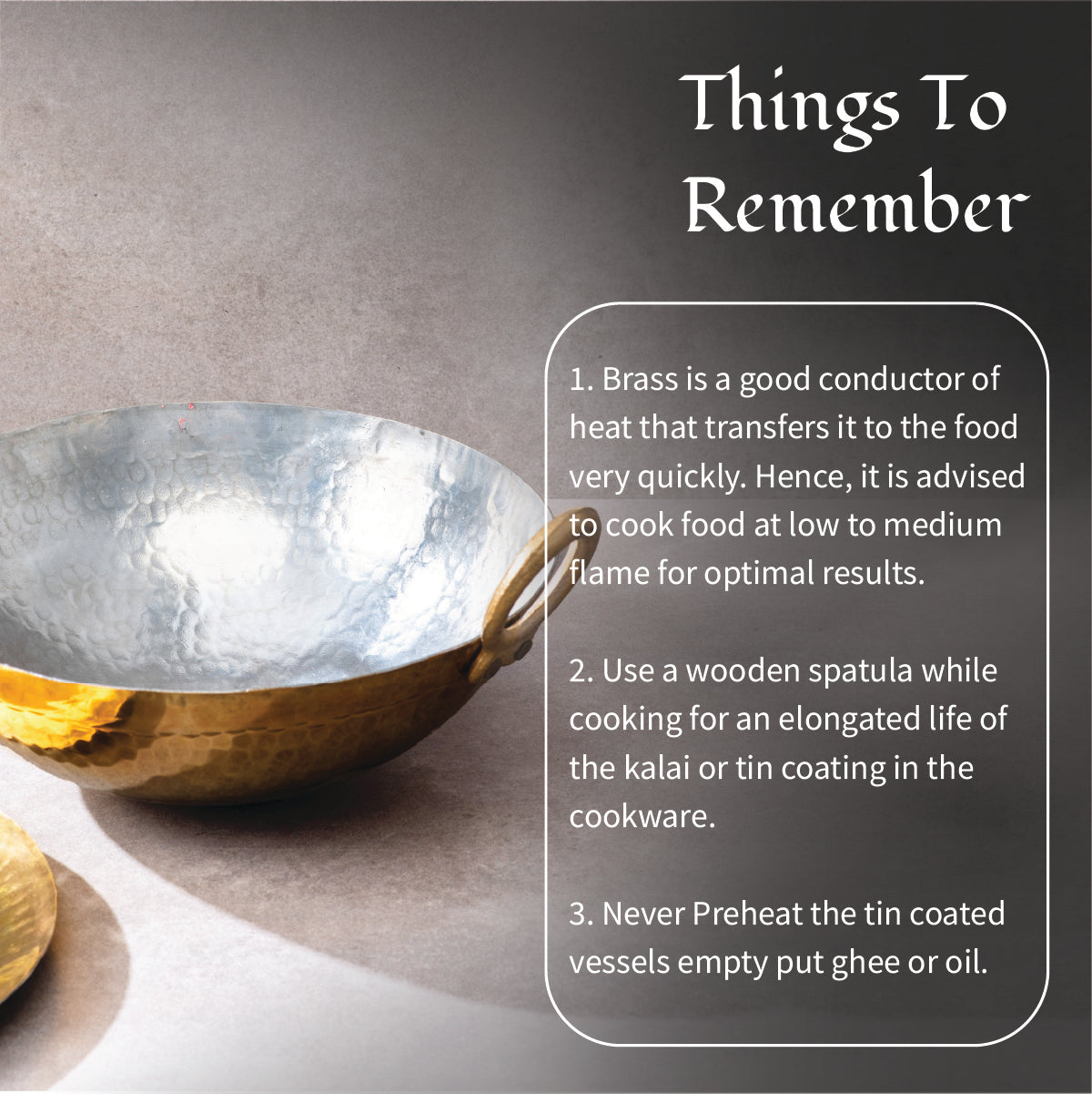 P-TAL Brass Kadhai (Round Base) - view 6