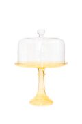 Estelle Colored Glass Estelle Cake Stand Dome