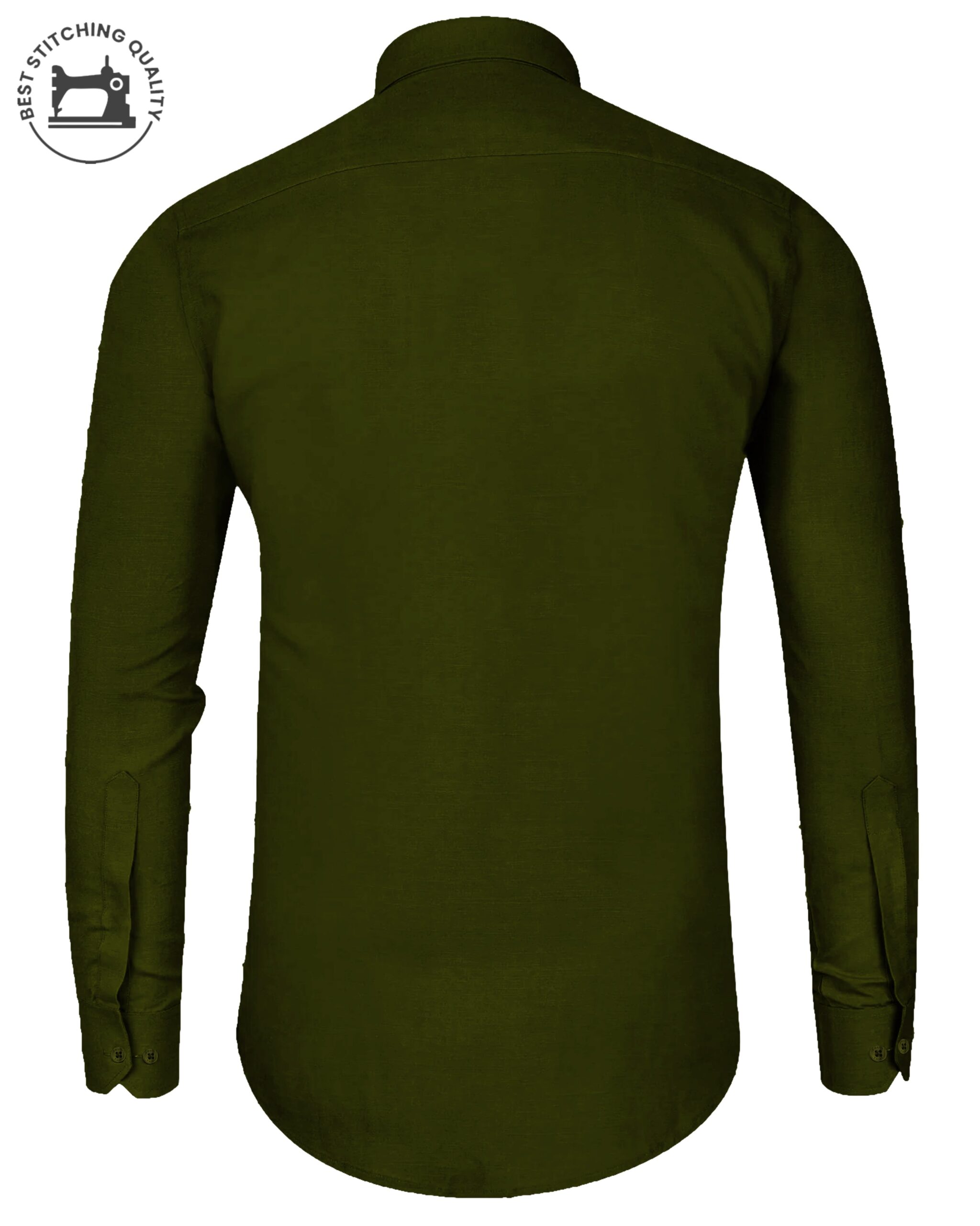 BlackTree Bottle Green I Formal Shirt I Regular Fit I 100% Cotton Shirt - view 5