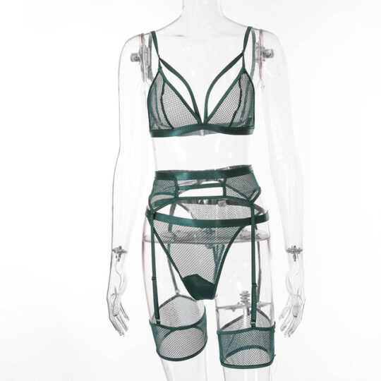 BlackTree Transparent Bra Set for Sexy Ladies ..
