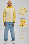 SNITCH Yellow Colourblocked Ski Jacket