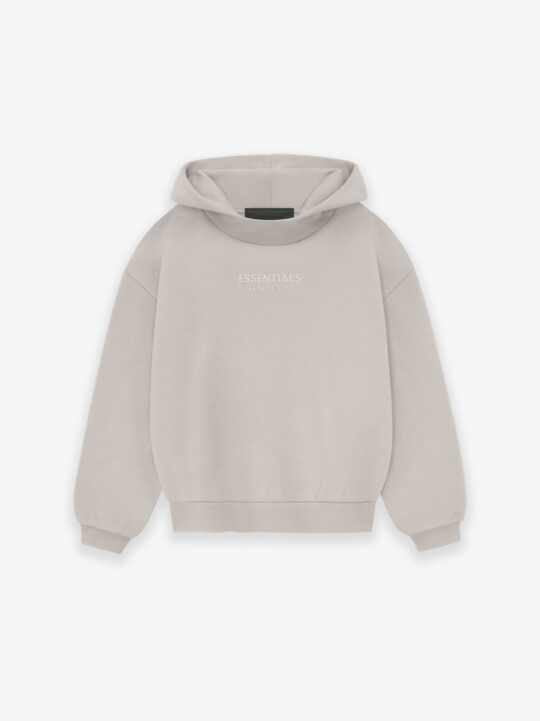 Kids hoodie – Kids Essentials Hoodie – Silver Cloud