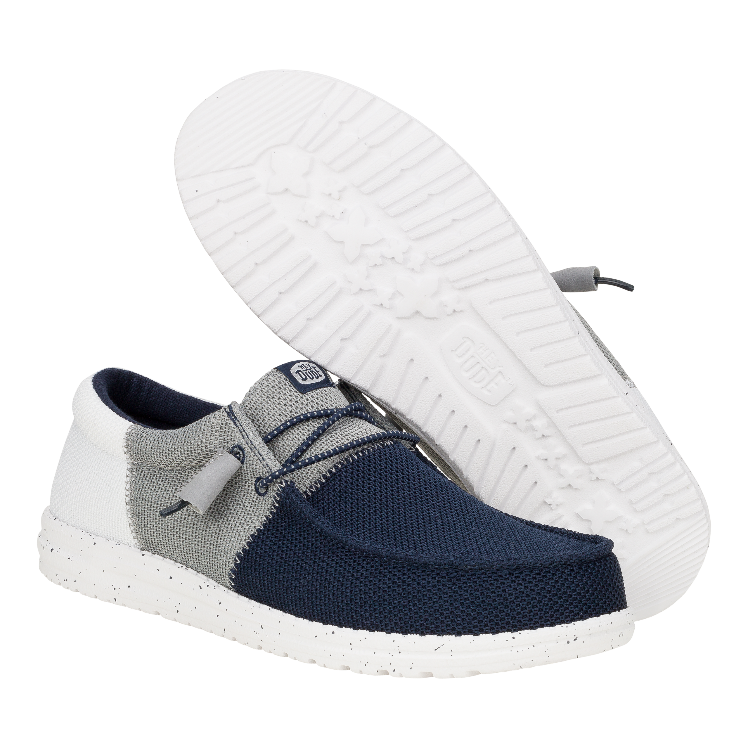 HEYDUDE shoes Wally Tri Varsity Mesh - Navy/Grey - view 3