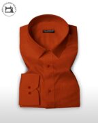 BlackTree Orange I Formal Shirt I Regular Fit I 100% Cotton Shirt
