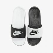 Nike | VICTORI ONE MIX SLIDE { BLACK/WHITE