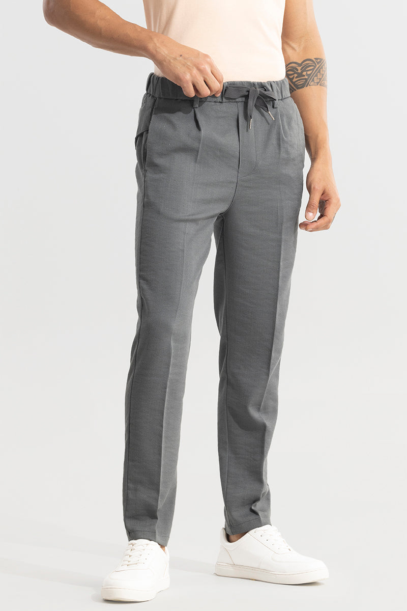 SNITCH Soft Stride Elephant Grey Trouser - view 6