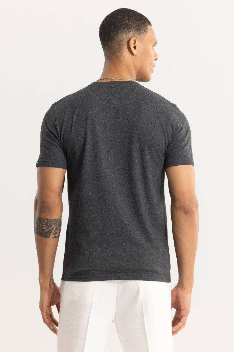 SNITCH EasyEssentials Charcoal Melange T-Shirt - view 6