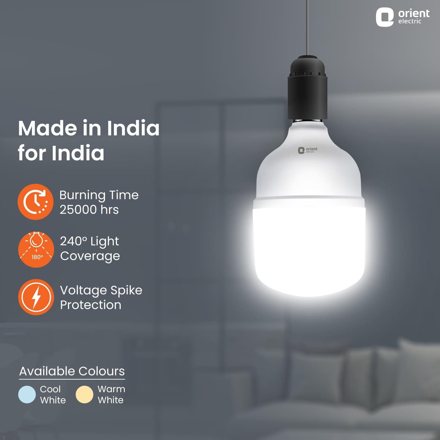 Orient Electric Eternal Shine LED Bulb – Cool White - view 9