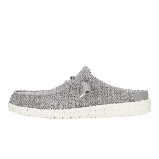 HEYDUDE shoes Wally Slip Stretch Sox - Granite Grey