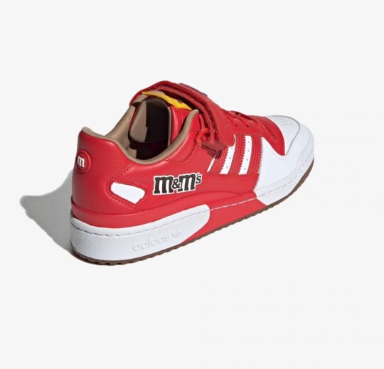 Adidas Originals | M&M'S BRAND FORUM LOW 84 { RED - view 2