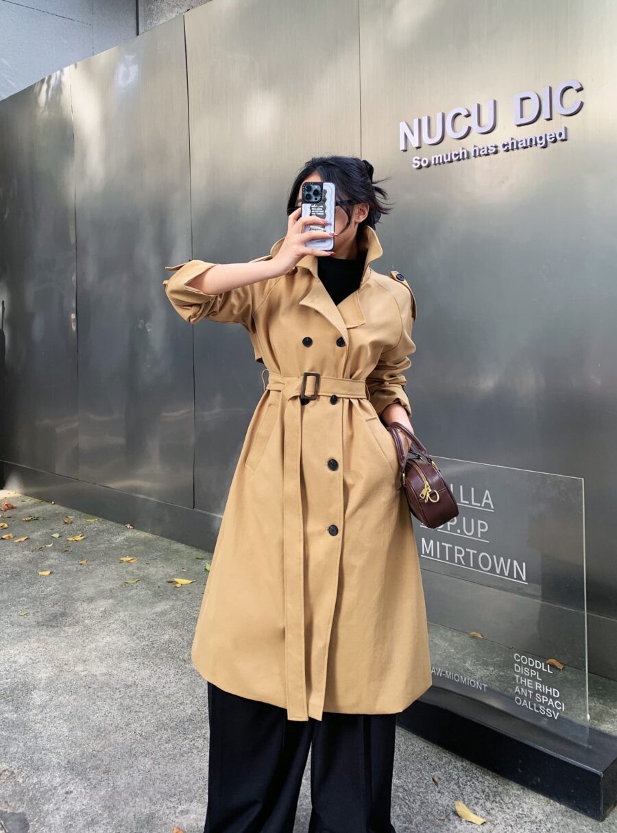 Alamode By Akanksha Essie Statement Premium Trenchcoat