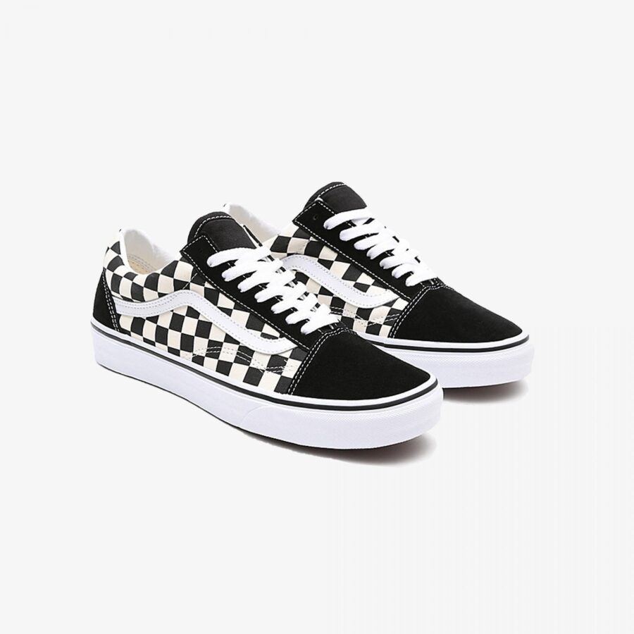 Vans | PRIMARY CHECK OLD SKOOL { BLACK/WHITE