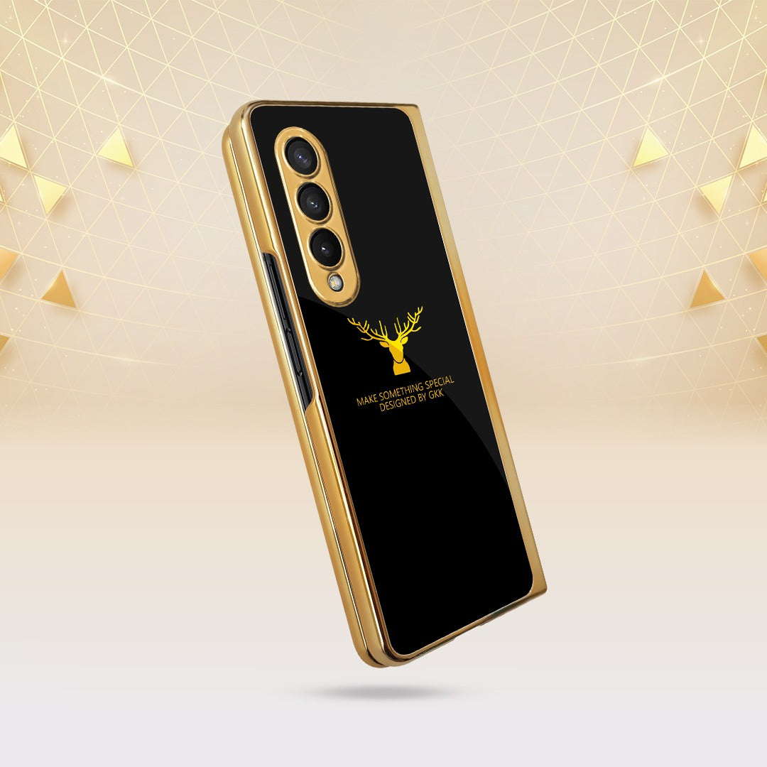 Samsung Galaxy Z Fold4 Deer Pattern Inspirational Glass Case - view 8