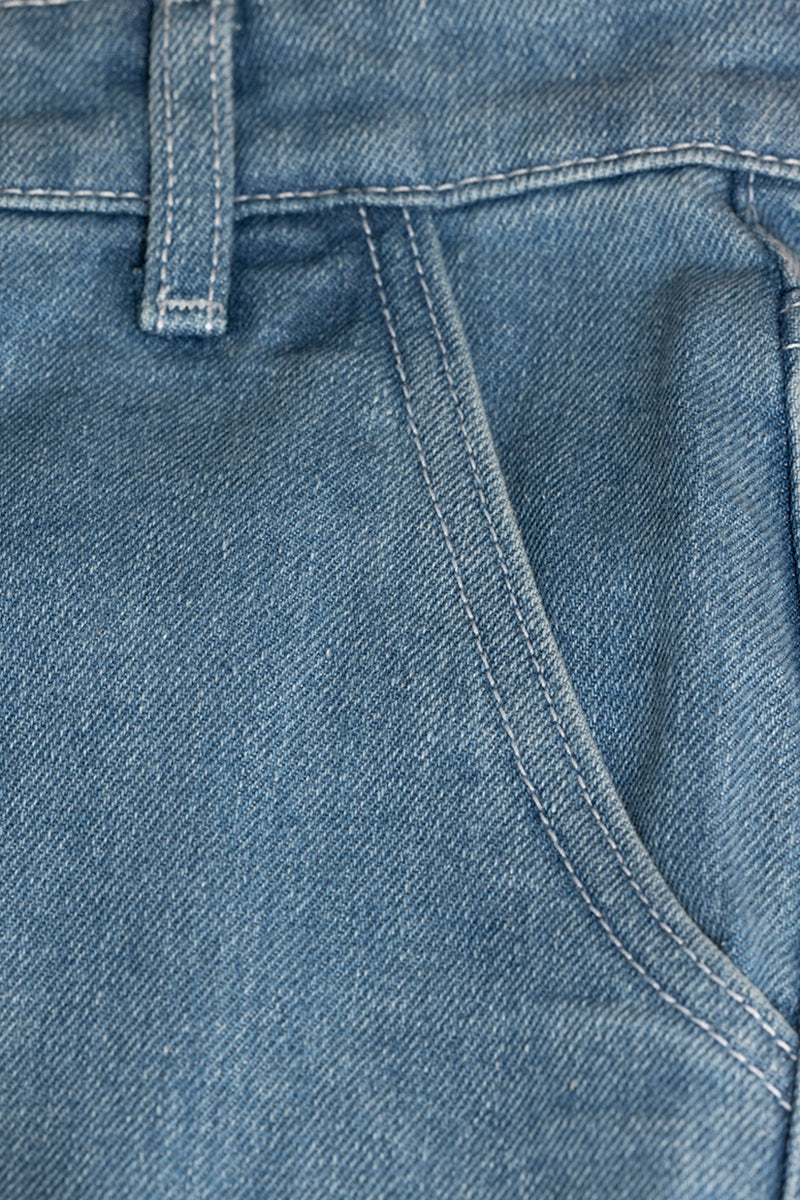 SNITCH ShadowTwill Sky Blue Baggy Jeans - view 10