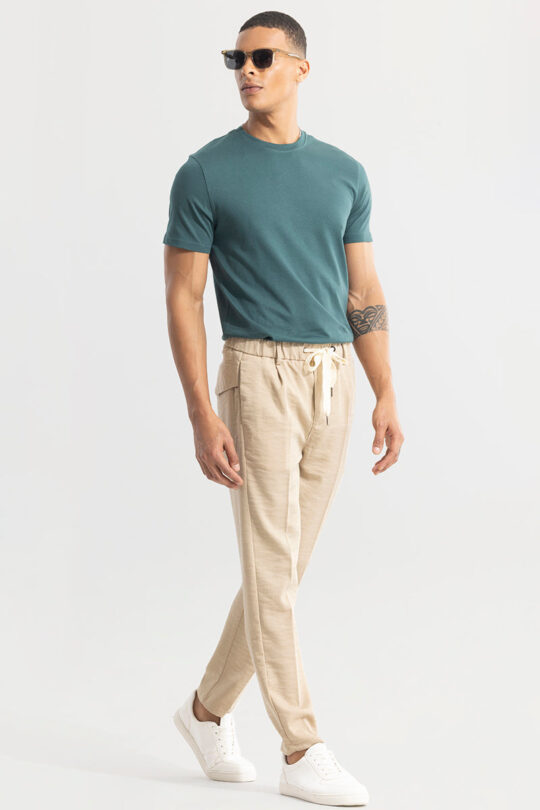 SNITCH Soft Stride Beige Trouser - view 2