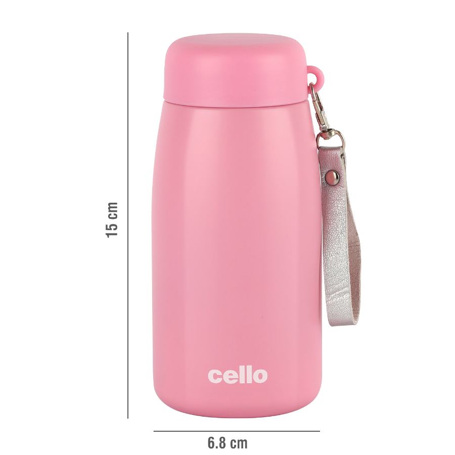 Cello Mom Hot & Cold Stainless Steel Kids Water Bottle, 350ml - view 29
