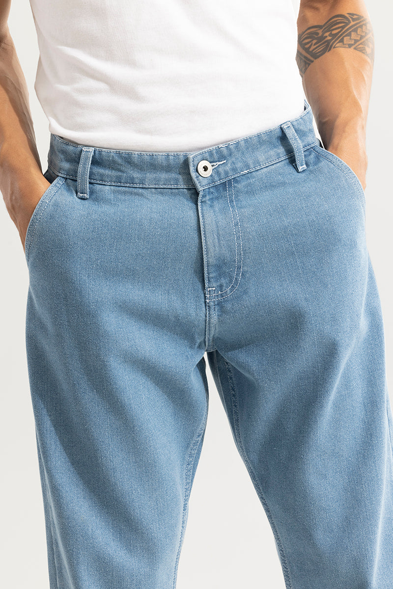 SNITCH ShadowTwill Sky Blue Baggy Jeans - view 8