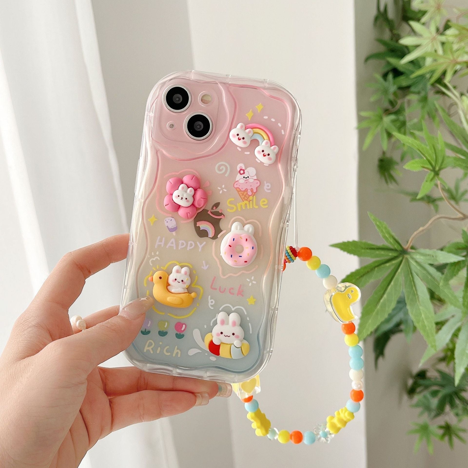 Peeperly Whimsical 3D Cartoon Case with Bracelet - view 3