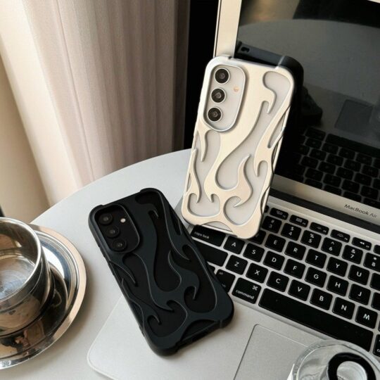 Million Cases Hollow Flame Design Heat Dissipation Case - Samsung - view 2