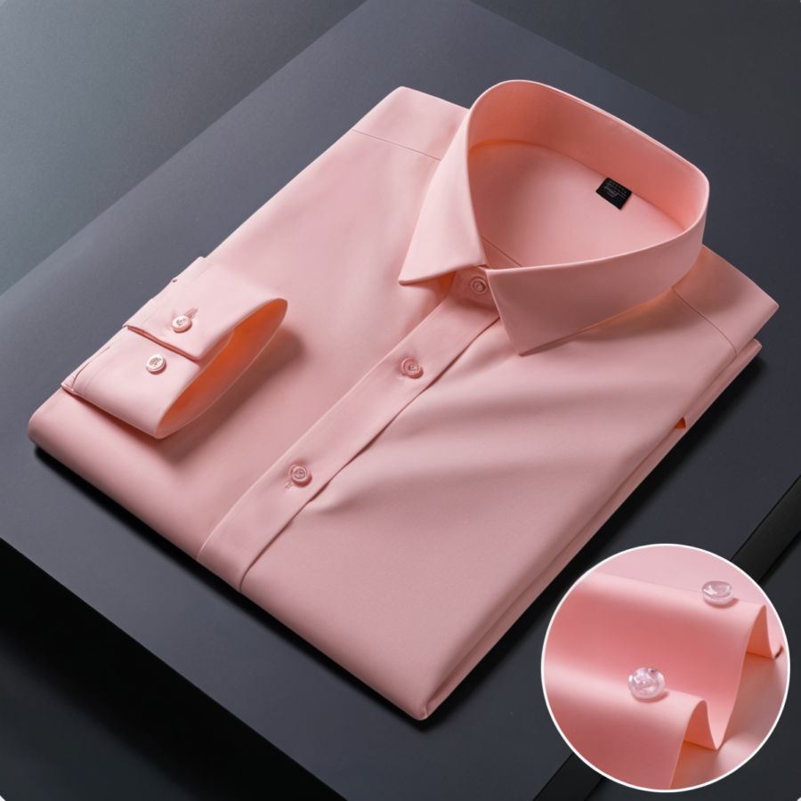 BlackTree Premium Cotton Solid Shirt for Man (Peech)