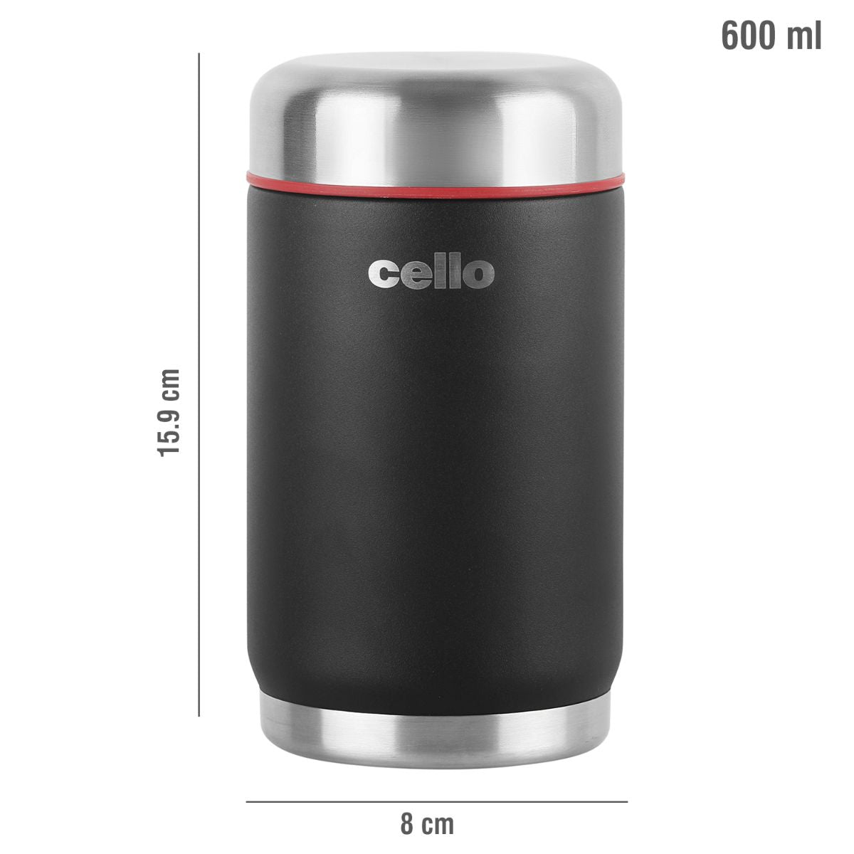 Cello Duro Supee Flask, Insulated Soup Jar - view 23