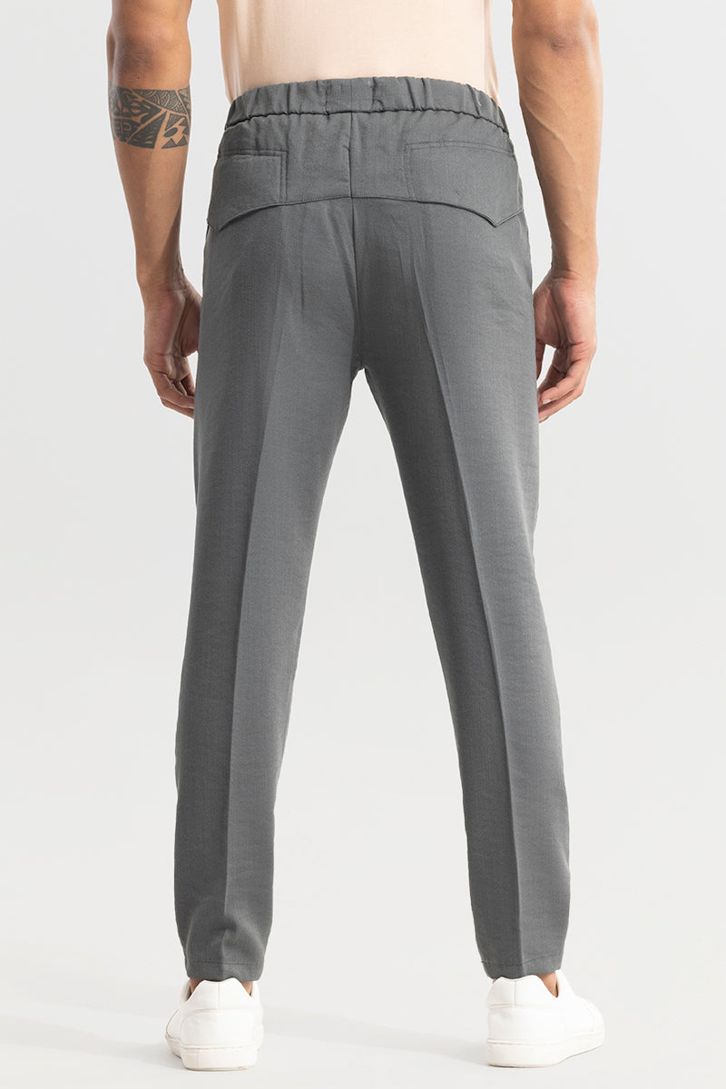 SNITCH Soft Stride Elephant Grey Trouser - view 7