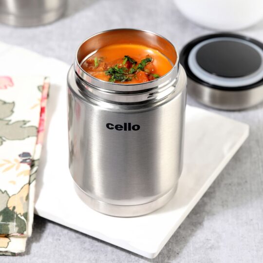 Cello Supee Flask, Insulated Soup and Food Jar, 400ml