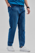 SNITCH Dark Blue Baggy Fit Jeans