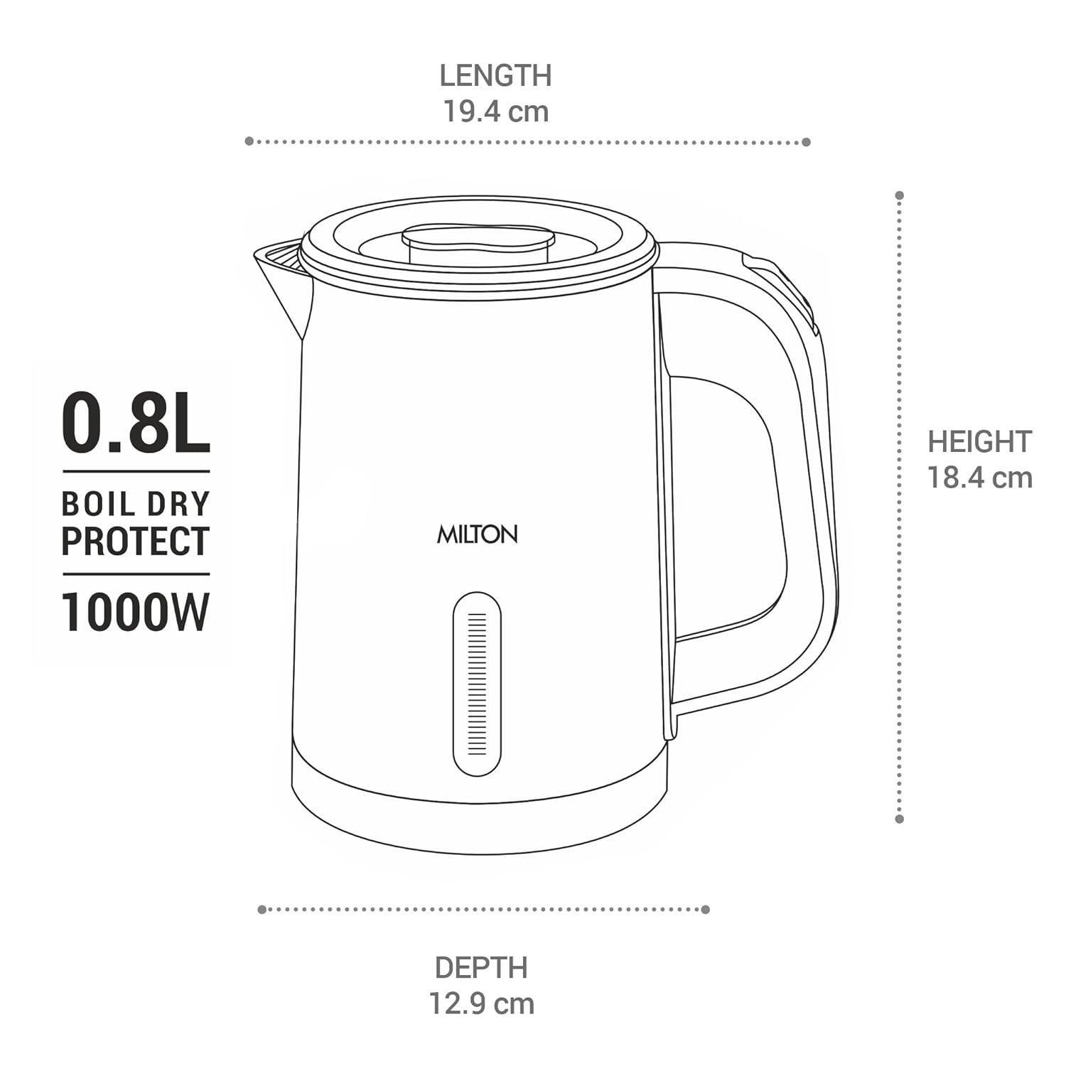Companion Double Wall Electric Kettle (Milton) - view 6