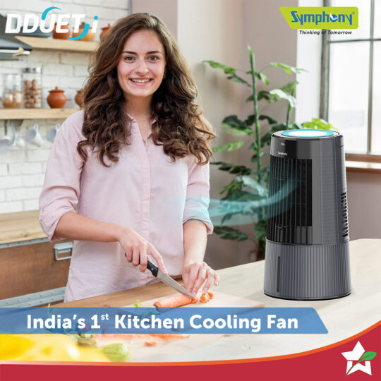 Wonderchef Symphony Duet-i | Kitchen Cooling Fan | Touchscreen Control . - view 2