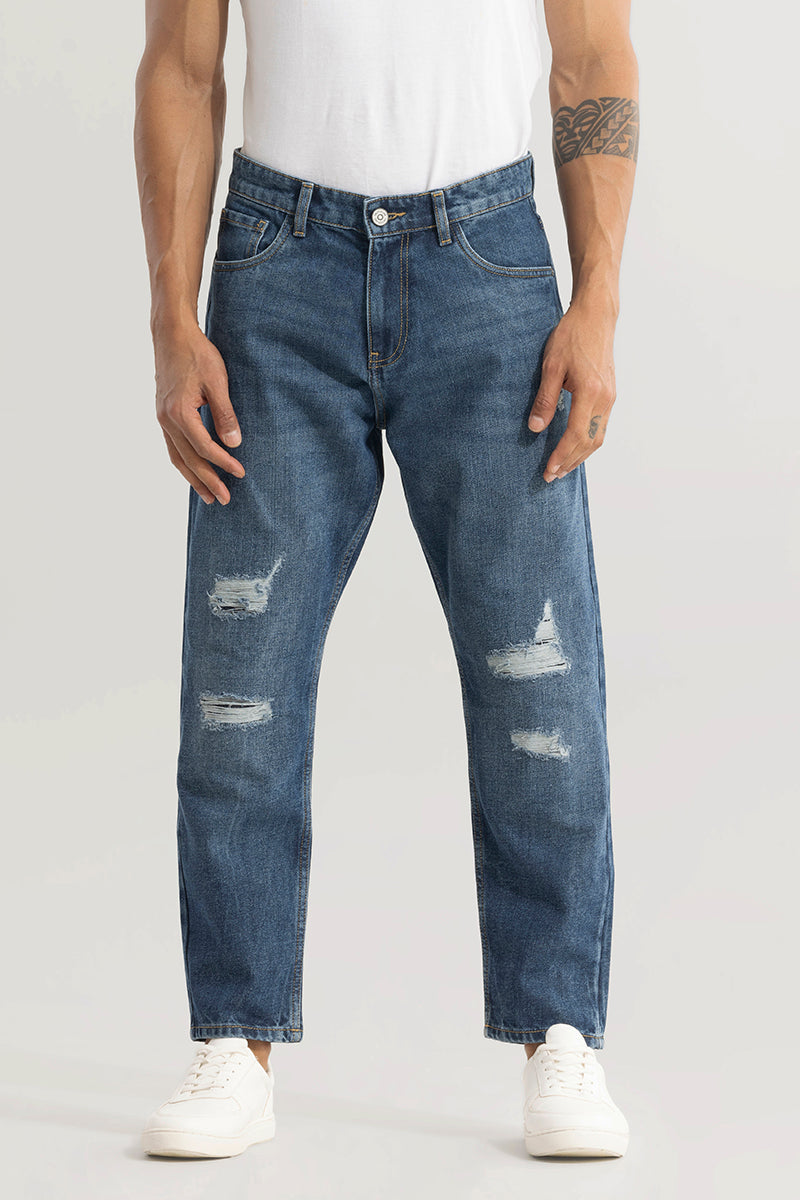 BlackTree Castor Aegean Blue Baggy Jeans - view 5
