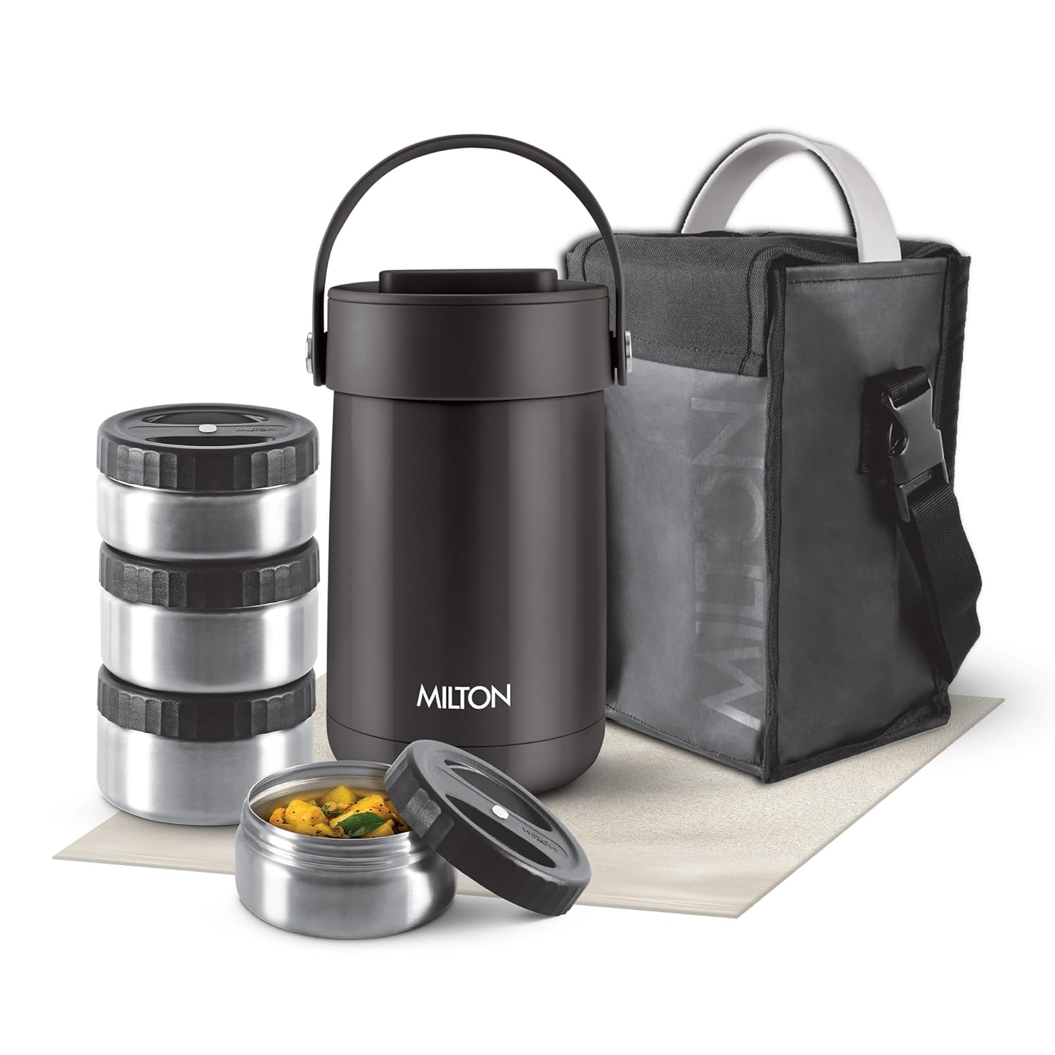 Glamour Thermosteel Stainless Steel Tiffin Box (Milton) - view 12