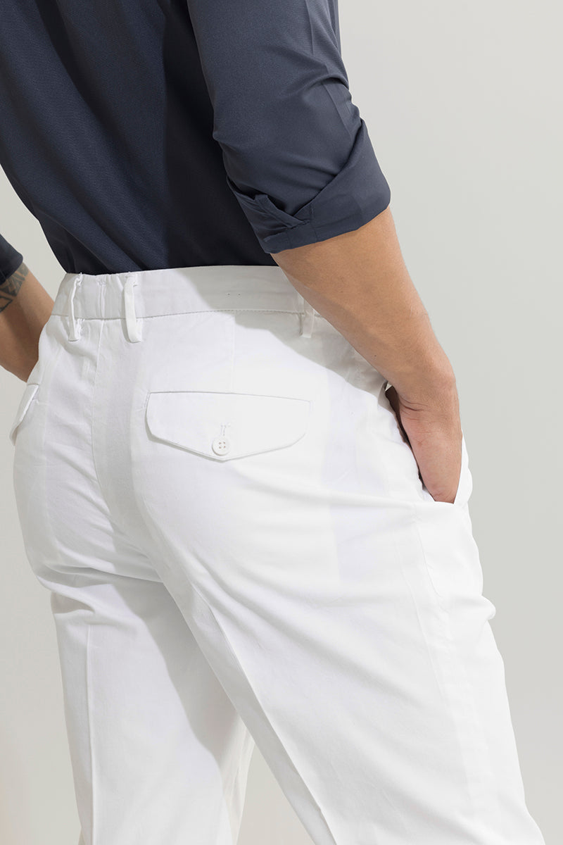 SNITCH Astral White Trouser - view 8