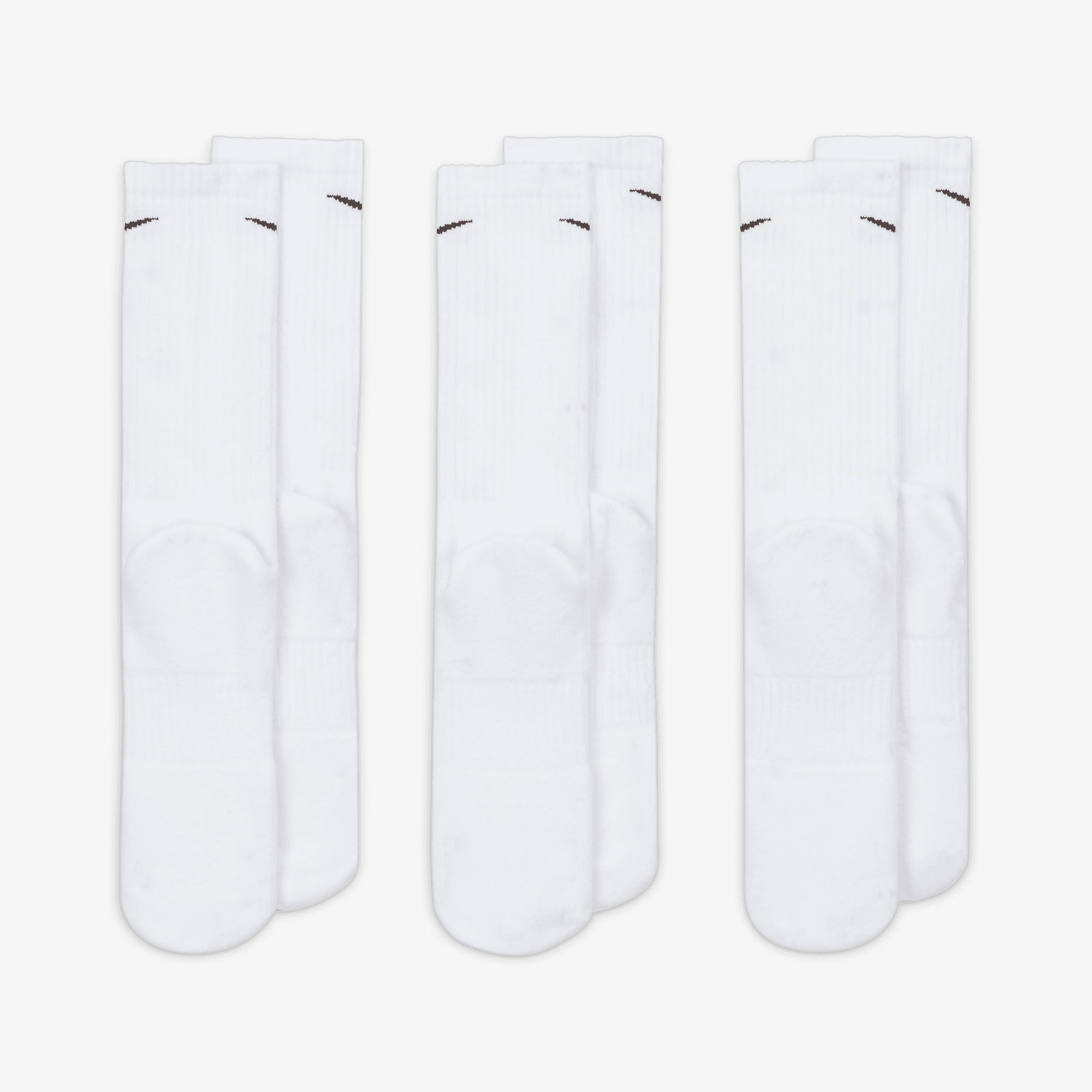 Nike | Everyday Cushioned Training Crew Socks { White/black - view 5