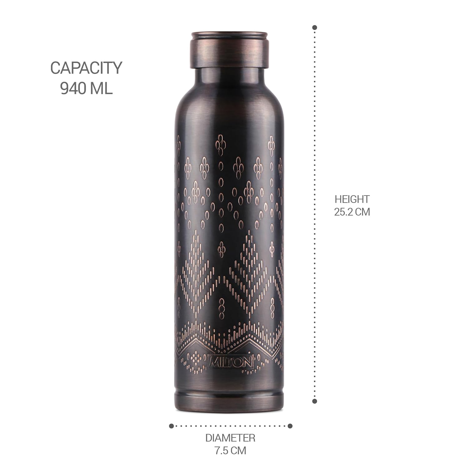 Copper Swasth Design Bottle (Milton) - view 12