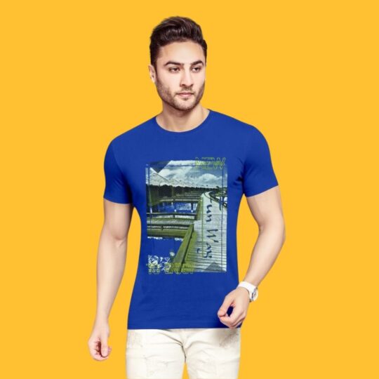 BlackTree(THHOR Series) ROUND NECK Blue TEES
