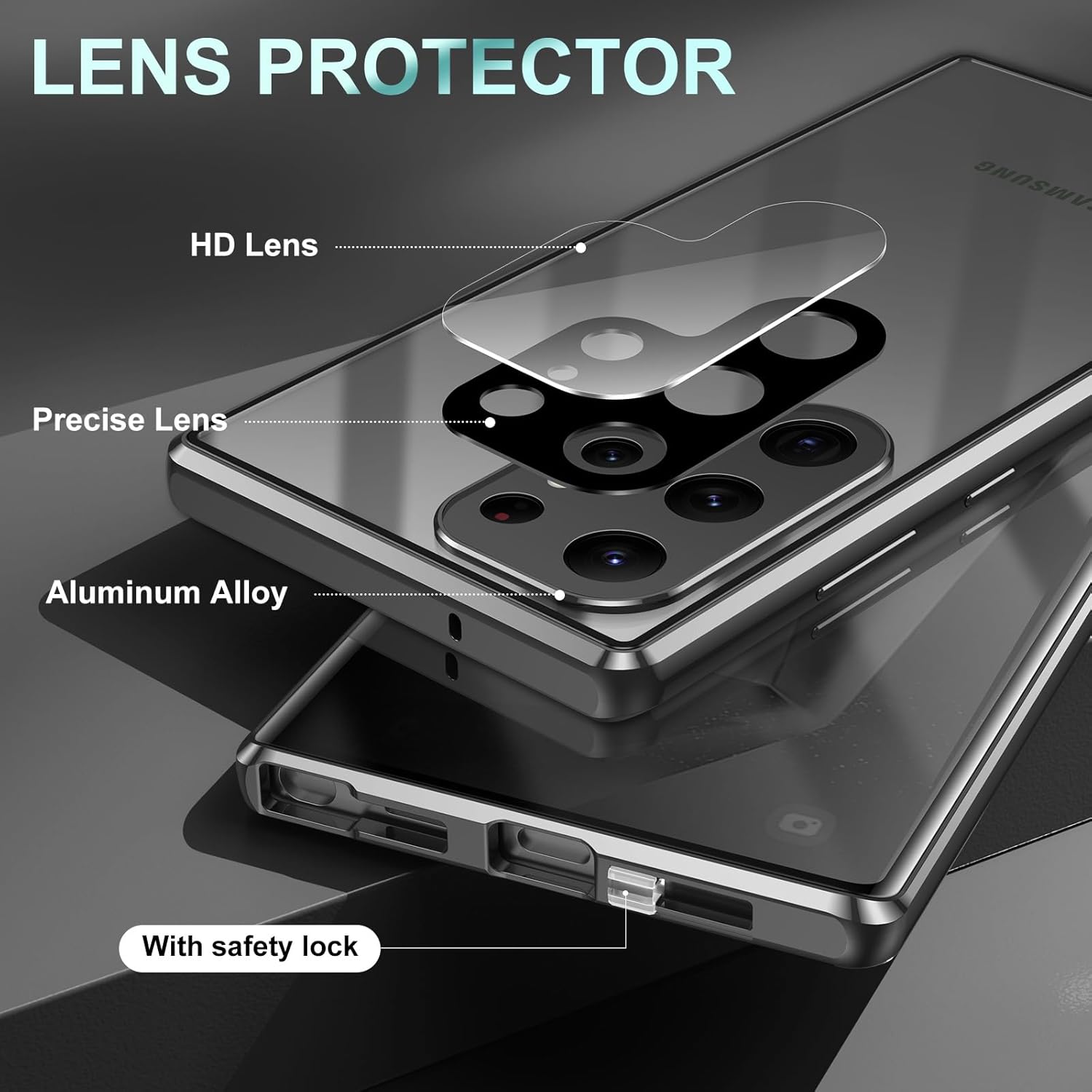 Million Cases Privacy Shield Dual Magnetic Glass Case - Samsung - view 10