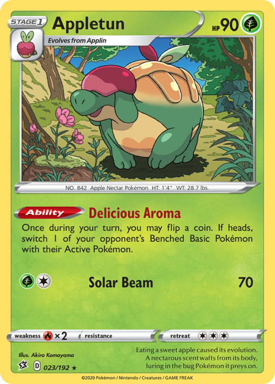 Rare holo swsh2-023 – Pokémon Appletun - 023/192 - Rare Holo [swsh2-023] [Reverse Holo] - Appletun - 023/192 - Rare Holo