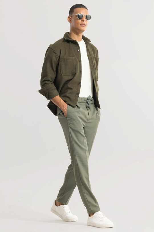 SNITCH Soft Stride Green Trouser - view 2