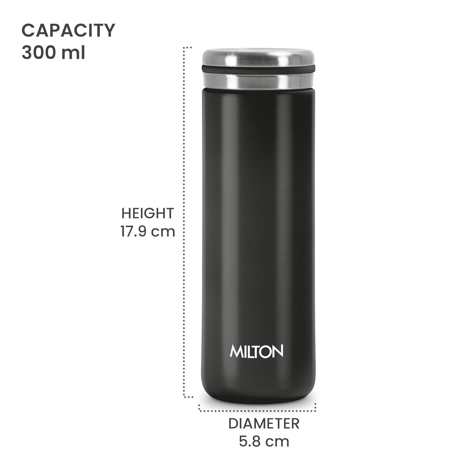 Shiny Thermosteel Bottle (Milton) - view 9