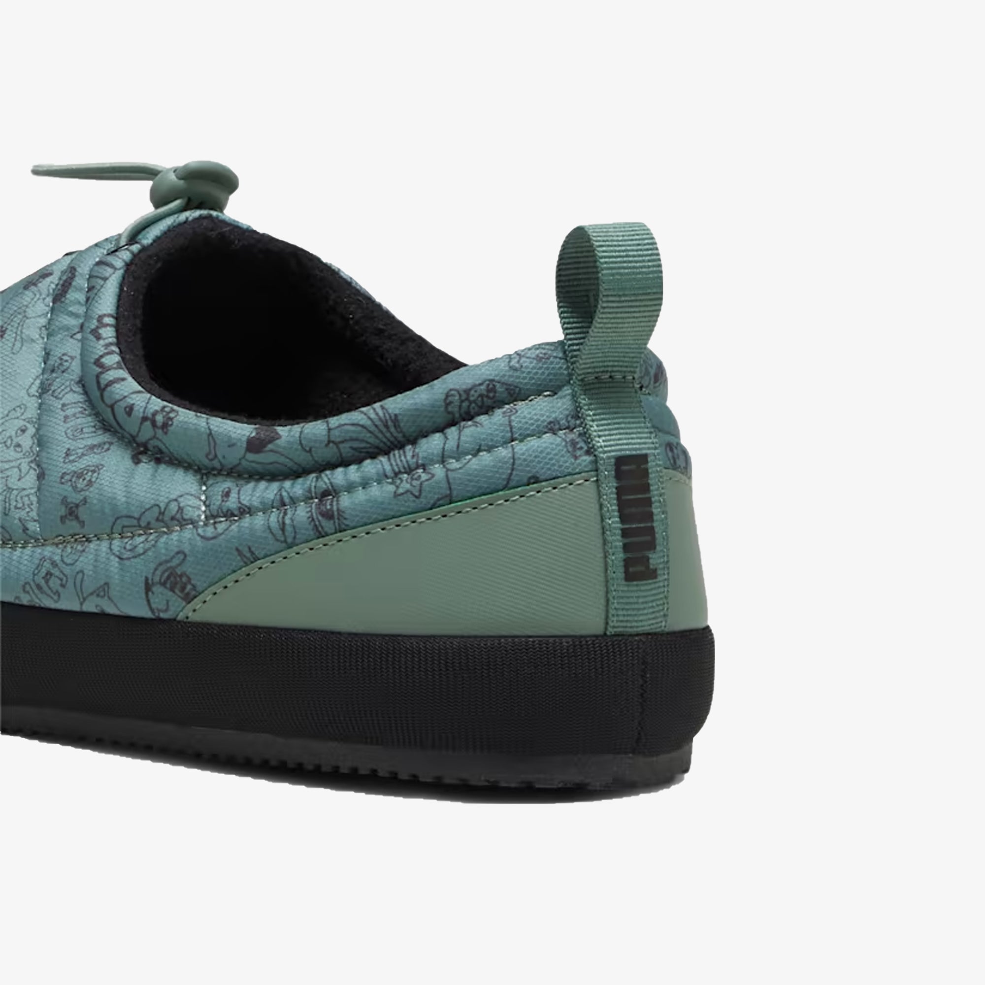 Puma | RIPNDIP TURF PLUS SLIPPERS { BLACK/GREY - view 2