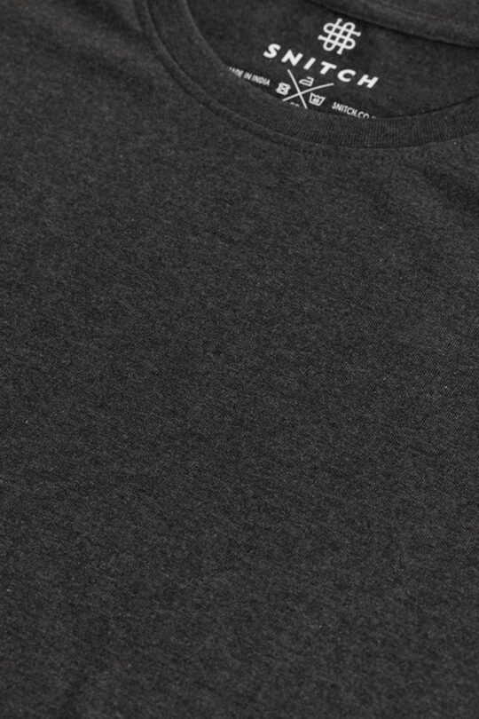 SNITCH EasyEssentials Charcoal Melange T-Shirt - view 2