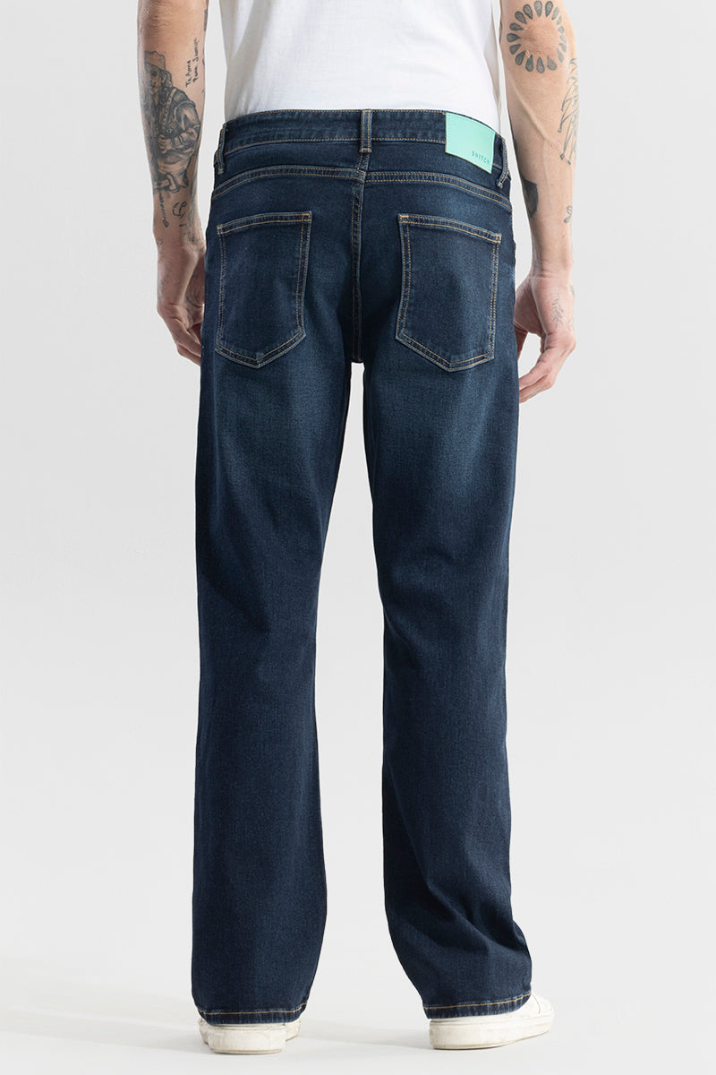 SNITCH Dazzle Space Blue Bootcut Jeans - view 7