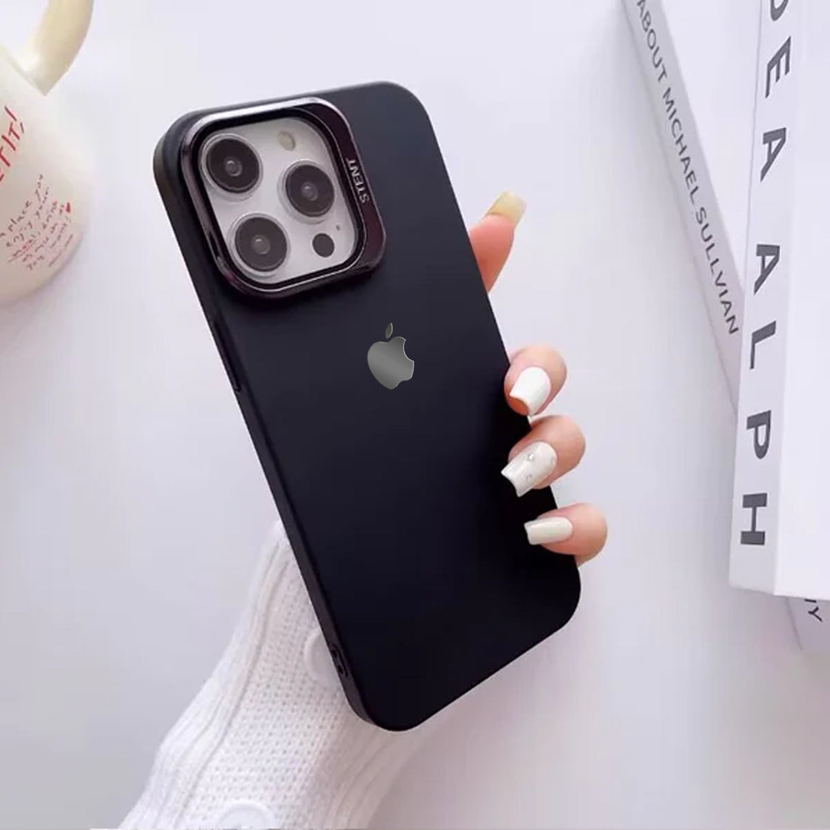 Apple iPhone 13 Series Clear Camera Protector Hidden Stand Logo Case - view 5
