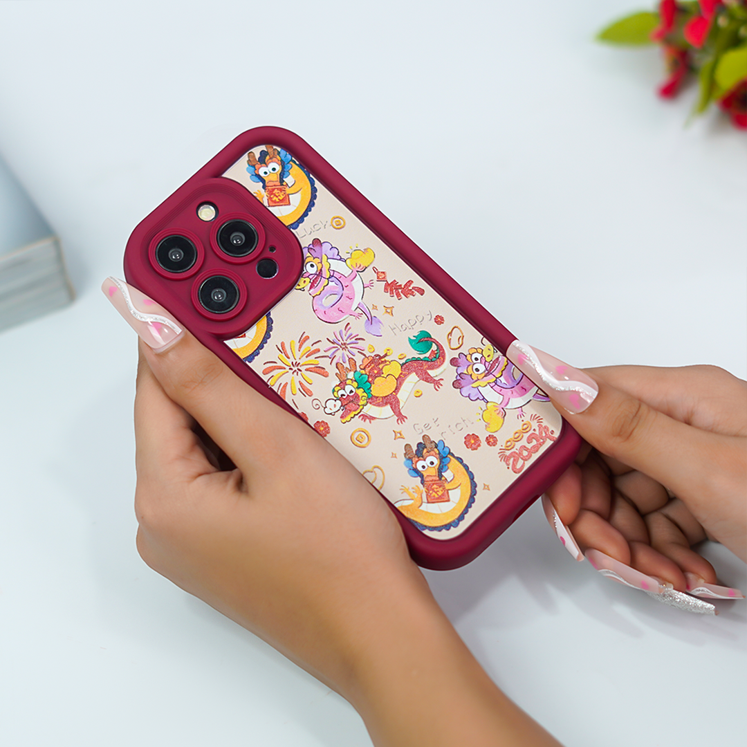 Peeperly Lucky Dragon Embroidery Case – No Color - view 3